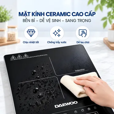 Bếp Từ Đơn Daewoo DWI-1505B 2