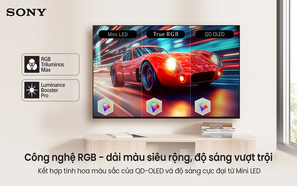 Google TiVi True RGB Sony 75 Inch BRAVIA 9 II K-75XR90M2