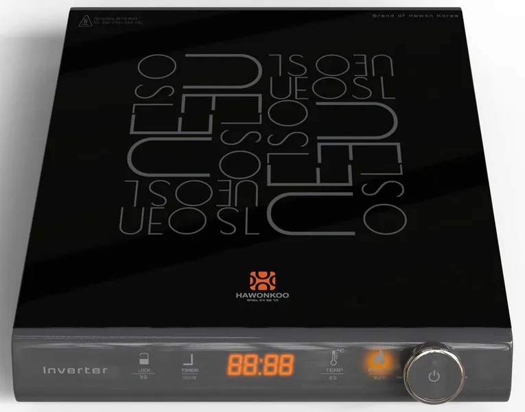 Bếp Điện Từ Đơn Kèm Nồi Lẩu Hawonkoo SEOUL-CEH-108-INVERTER-GR