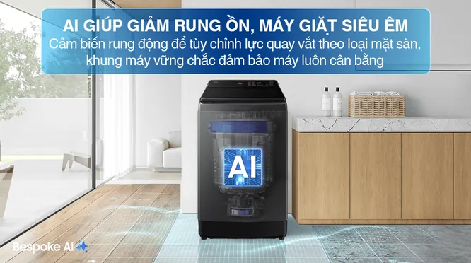 Máy Giặt Samsung Inverter 15 Kg WA80F15B6BSV