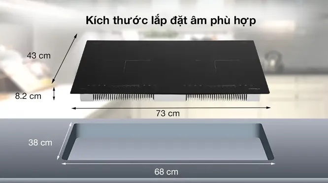 Bếp Từ 2 Vùng Nấu Hafele HC-I2732A/ 536.61.726 - Malaysia 0
