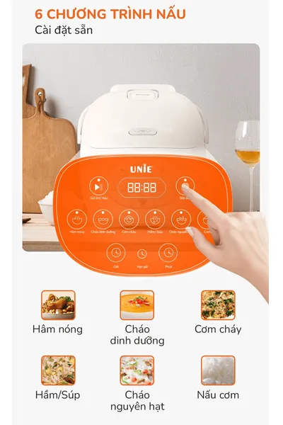 Nồi Cơm Điện Tử Unie URC815 1.5 Lít