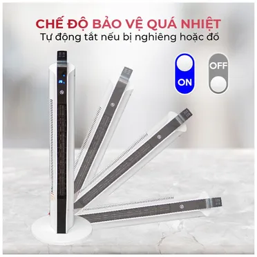 Quạt Sưởi Gốm Ceramic Để Sàn Fujihome FH2000 7