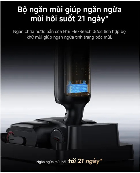 Máy Hút Bụi Lau Nhà Cầm Tay Dreame H16 FlexReach