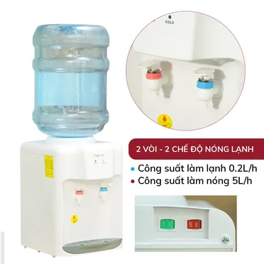 Cây Nước Nóng Lạnh Để Bàn Mini Fujihome WD5510E 5