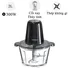 Máy Xay Thịt Gaabor MG-15M02A 2.0 Lít