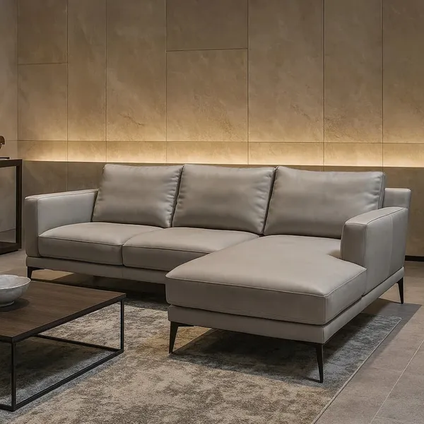 Sofa L (Góc Trái) Serena J463S Xám nhạt