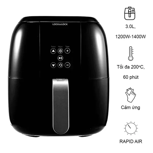 Nồi chiên không dầu điện tử Lock&Lock ECF-300B