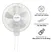 Quạt Treo Tường Có Điều Khiển Từ Xa Magic Eco A-258 1