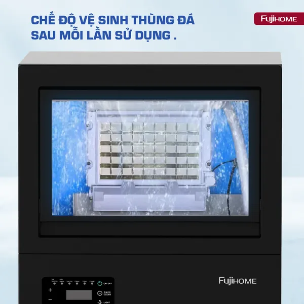 Máy Làm Đá Kèm Lọc Nước UF Fujihome IM45C