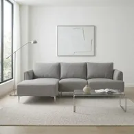 Sofa L (Góc Phải) Lion F1191 Xám Nhạt