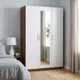 Tủ quần áo 3 cửa Queen NS03051-3 Walnut