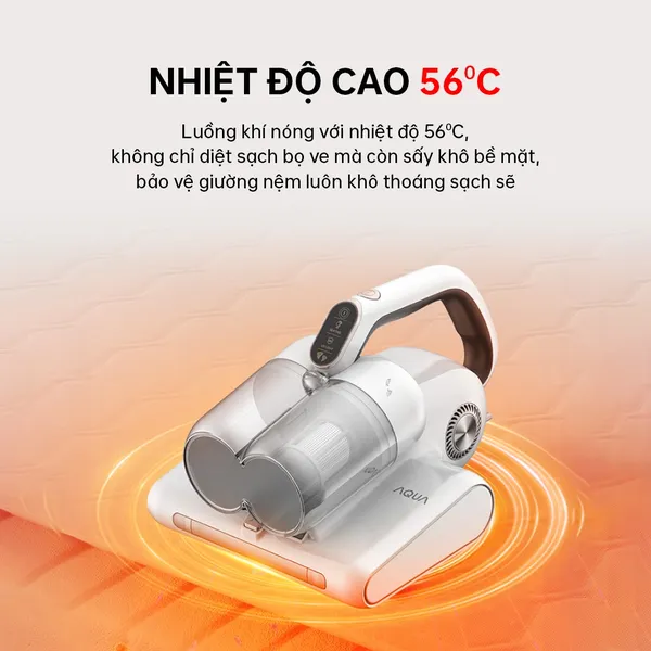 Máy Hút Bụi Đệm Giường Cầm Tay AQUA AQS-CMP105R(W)-VN