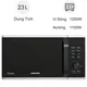 Lò vi sóng Samsung MG23K3515AS/SV 23 lít