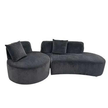 Bộ Sofa Bella MY-3077 171cm + Ghế Sofa Bella MY-3077 104cm Xanh đậm 0