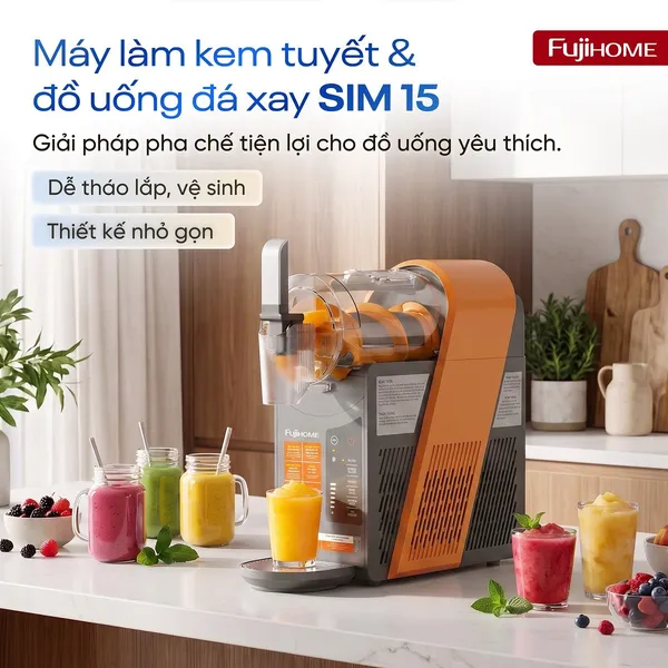 Máy Làm Đồ Uống Đá Xay Fujihome SIM15