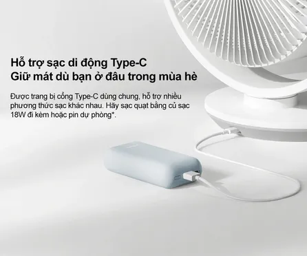 Quạt Tuần Hoàn Để Bàn Xiaomi Smart Desktop Air Circulation Fan EU (BHR9872EU) 5