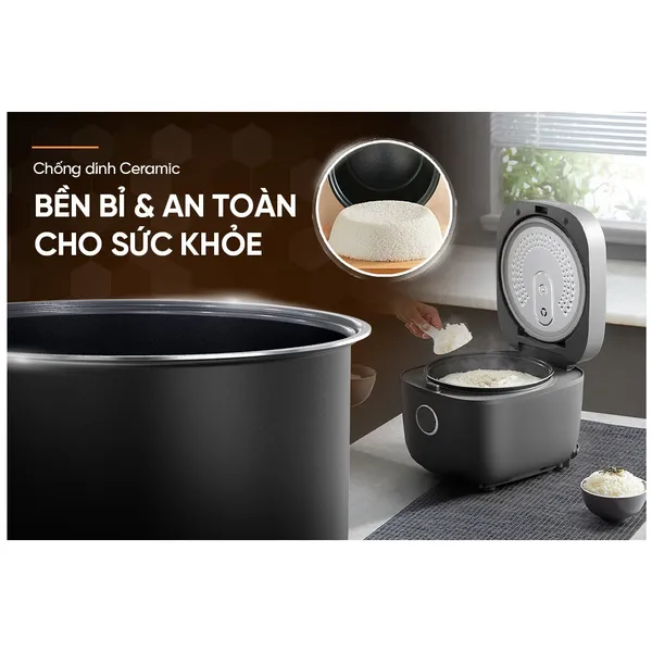 Nồi Cơm Điện Tử 1.8 Lít Sunhouse SHD8923