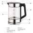 Bình Đun Siêu Tốc Thủy Tinh Simplehome HHB6707-2 1.7 Lít