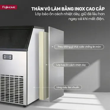 Máy Làm Đá Fujihome IM65 2