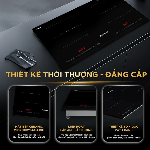 Bếp Từ Đôi BlueStone ICB-6949 5200W - Xuất Xứ Thái Lan