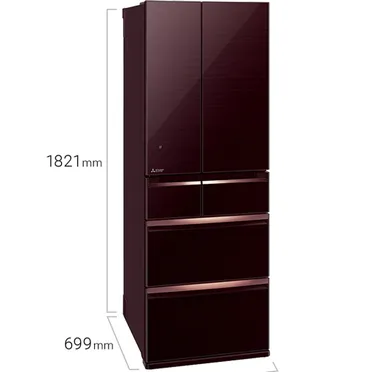 Tủ Lạnh Mitsubishi Inverter 506 Lít MR-WX52D-BR-V (6 Cửa) 0