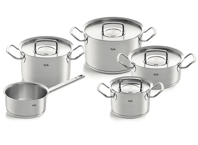 Bộ Nồi 5 Món Fissler OPC2 Nắp Inox - Xuất Xứ Đức