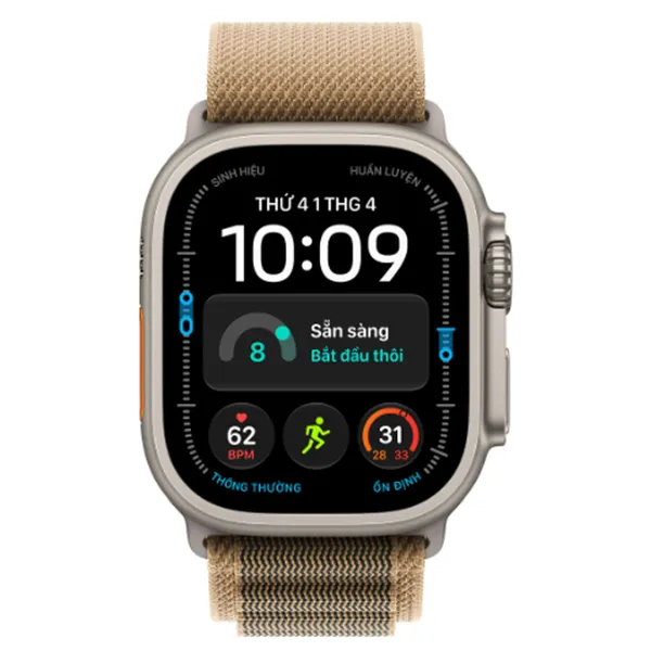 Apple Watch Ultra 4 GPS + Cellular 49mm Viền Titanium Dây Alpine