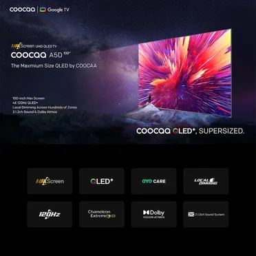 Google Tivi Coocaa QLED 4K 100 Inch 100A5D 3