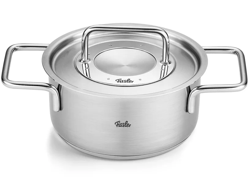 Bộ Nồi Fissler Pure 5 Món Nắp Inox Có Quánh - Nhập Khẩu Đức