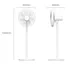 Quạt Đứng Xiaomi Mi Smart Standing Fan 2 Lite (PYV4007GL)