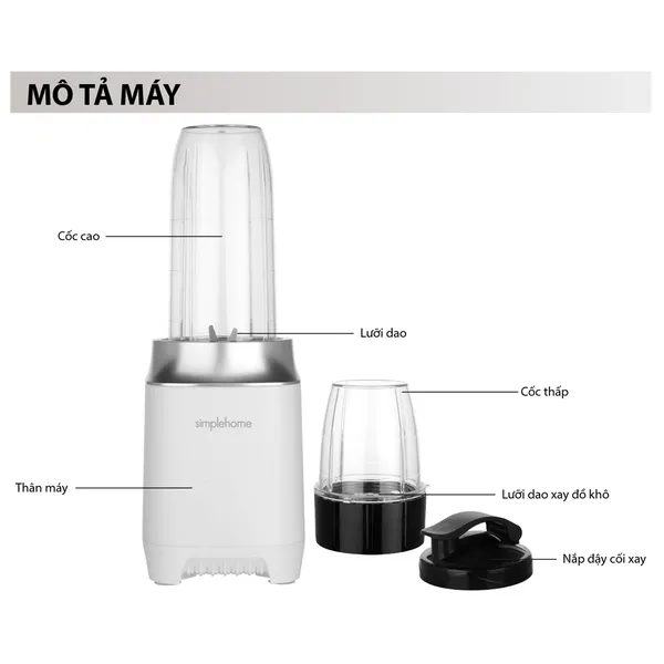 Máy Xay Sinh Tố Simplehome BBL217AB