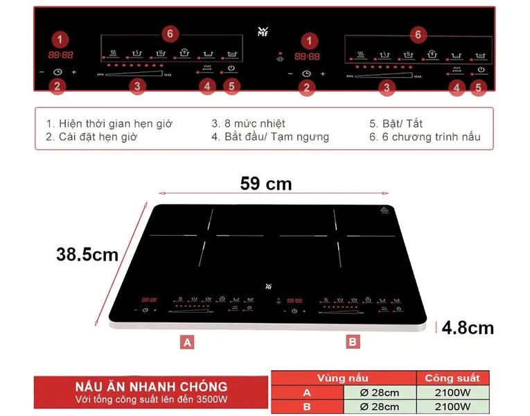 Bếp Từ Đôi WMF 0415320011