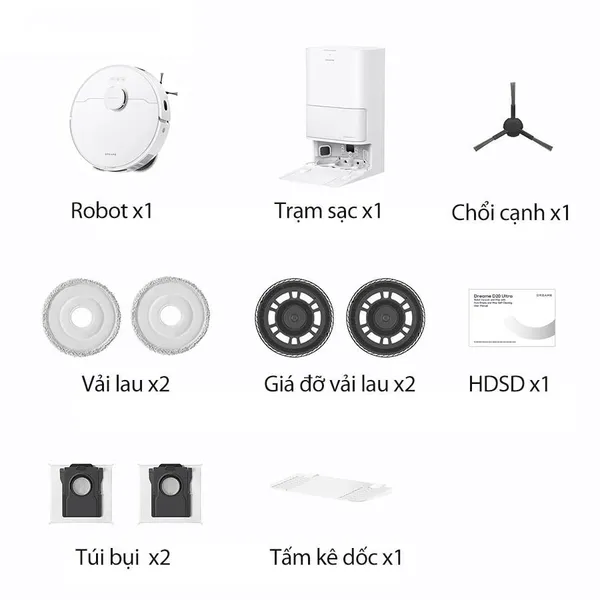 Robot Hút Bụi Lau Nhà Dreame D20 Ultra