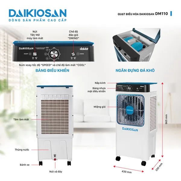 Quạt Điều Hoà Daikiosan DM110