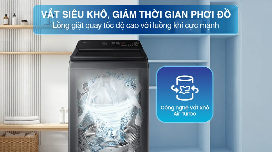 Máy Giặt Samsung Inverter 9.5 Kg WA40F95E1CSV