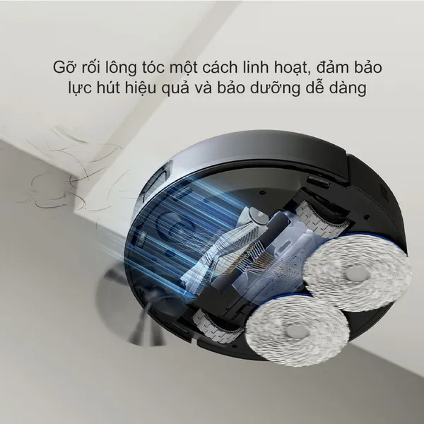 Robot Hút Bụi Lau Nhà Ecovacs Deebot N30 Pro Omni Đen