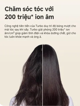 Máy Sấy Tóc Tốc Độ Cao Mova Turbo Màu Trắng 9