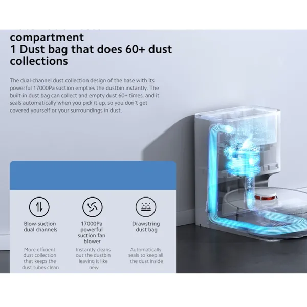 Máy Hút Bụi Xiaomi Robot Vacuum X10 EU (BHR6068EU)