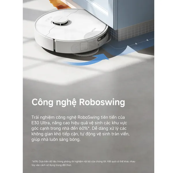 Robot Hút Bụi Lau Nhà Mova E30 Ultra
