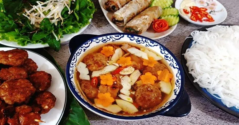 Cách làm bún chả Hà Nội chay - đậm đà hương vị truyền thống