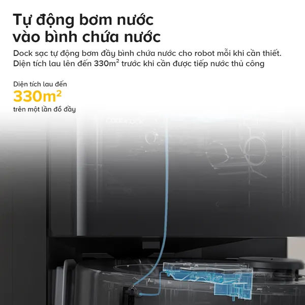 Robot Hút Bụi Lau Nhà Roborock QR 798 - Đen
