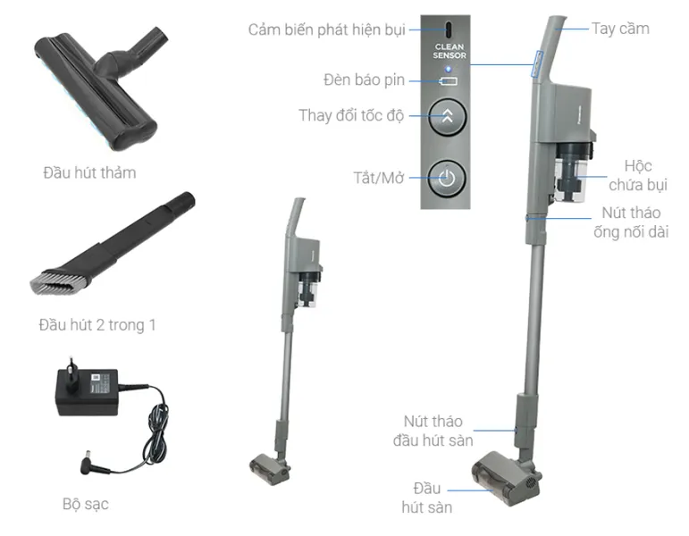 Máy Hút Bụi Không Dây Panasonic MC-SB53KH046