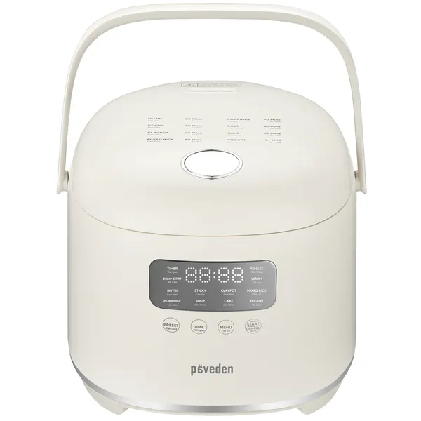 Nồi Cơm Điện Tử 3D Lòng Nồi Inox Paveden Retro PR-3D18BE 1.8 Lít