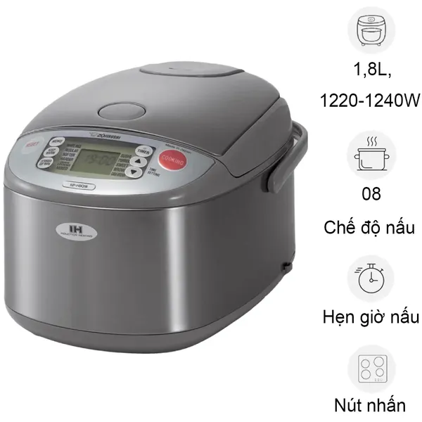 Nồi Cơm Điện Zojirushi NP-HBQ18 1.8 Lít - Xuất Xứ Nhật Bản