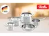 Bộ Nồi Fissler Original Profi 5 Món Có Quánh Và Chảo Tay Cầm - Xuất Xứ Đức 1