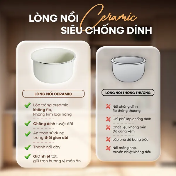 Nồi Cơm Điện Tử Masuto MSCookerAI 1.5 Lít Giọng Nói AI