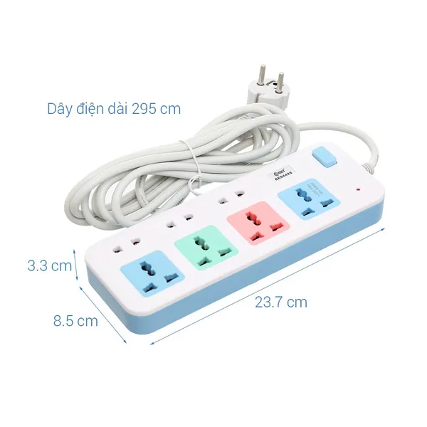 Ổ Cắm Điện Nối Dài 7 Lỗ Comet CES4433