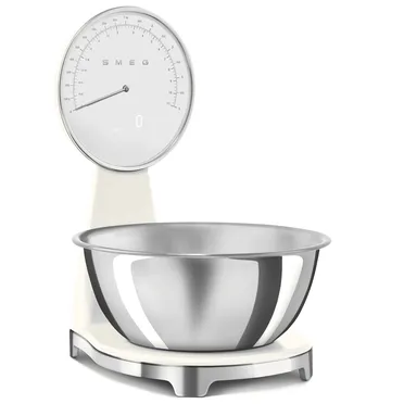 Cân Điện Tử Và Đồng Hồ Cơ Smeg KSF01CRWW Màu Kem 5