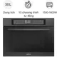 Lò Vi Sóng Kết Hợp Nướng Hafele HC-MWO381B 495.10.044 38 Lít